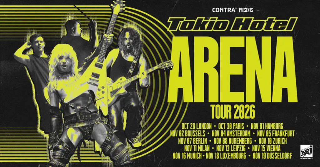 Tokio Hotel en concert à Paris : pourquoi le rendez-vous du 30 octobre à l’Adidas Arena s’annonce&nbsp;incontournable